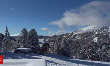 Kärntner Berge präsentieren sich schon als Winterwunderland