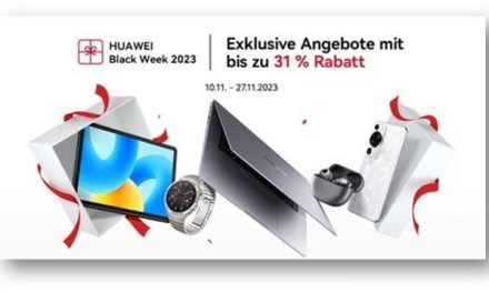 Huawei Black Week: Bis zu 300€ sparen auf Laptops, Smartwatches & Kopfhörer
